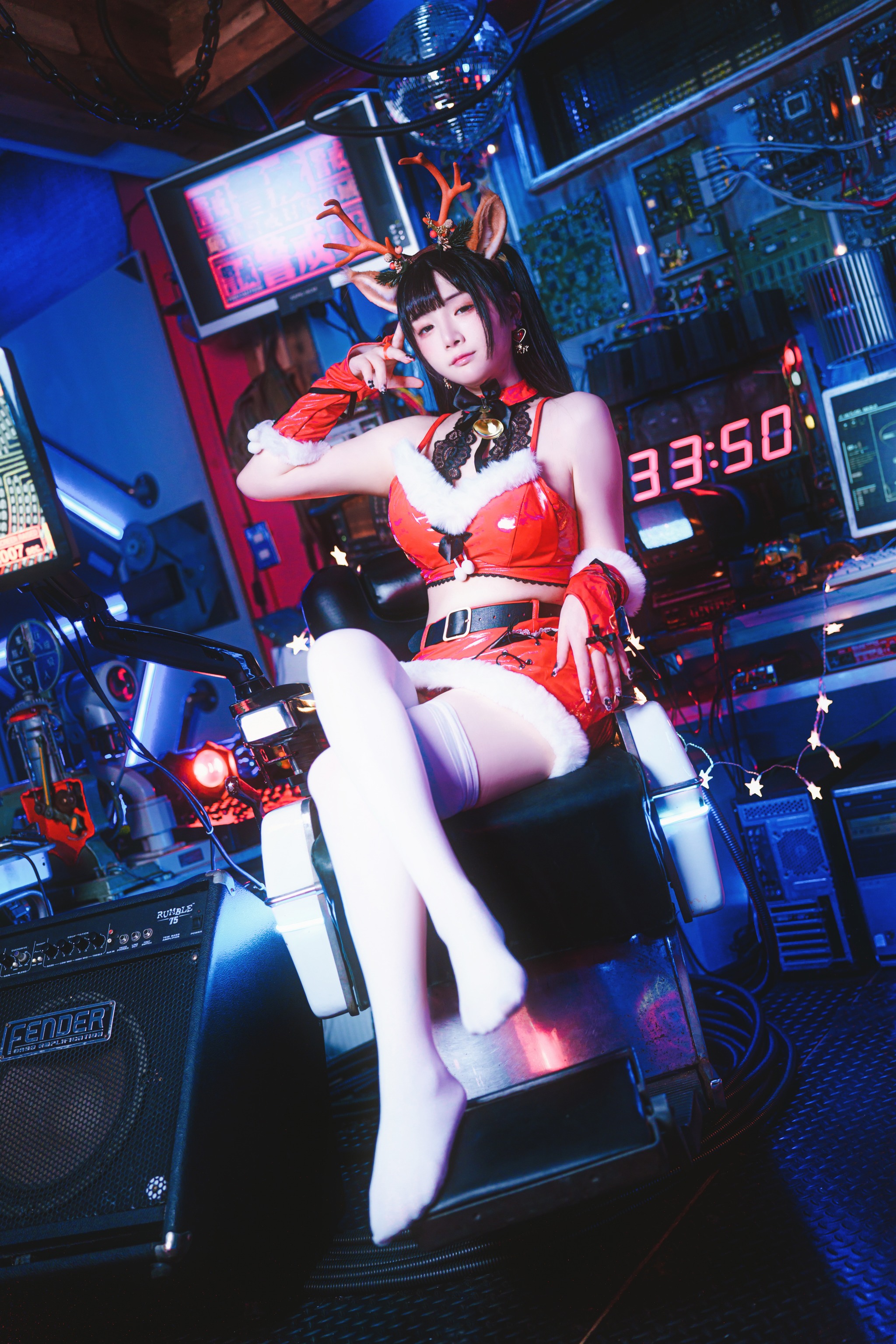 图片[1]-落落Raku – NO.009 可爱鹿 Dear Deer[63P]-XikXak